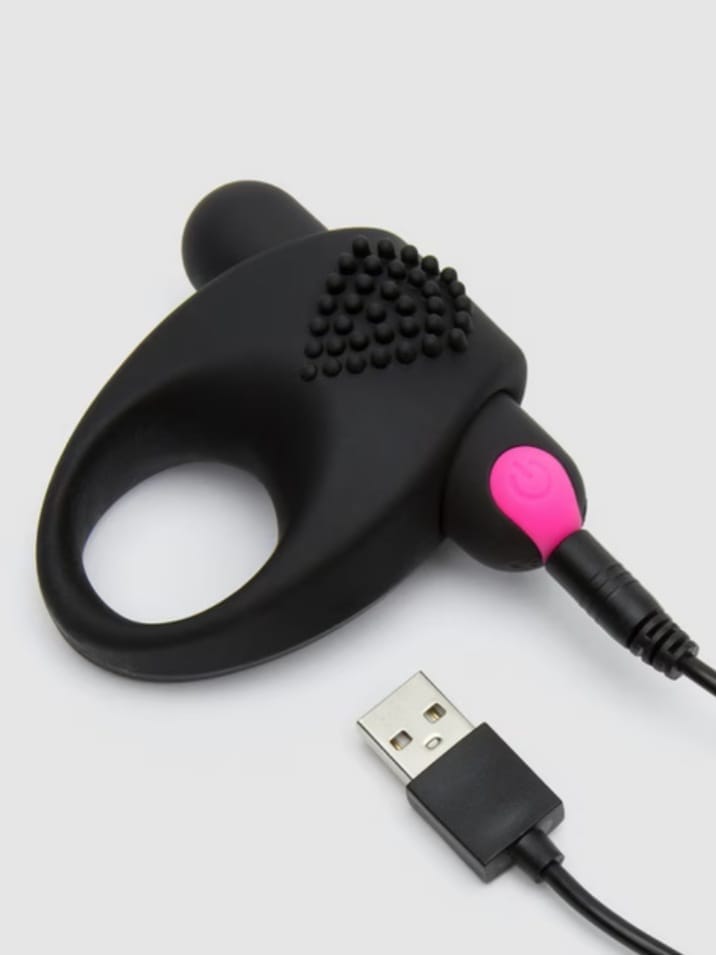 Rechargeable Vibrating Silicone Ring